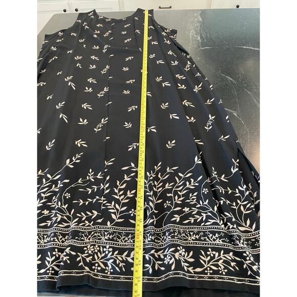 Blair black and taupe floral dress with taupe  2XL PT - Picture 7 of 14